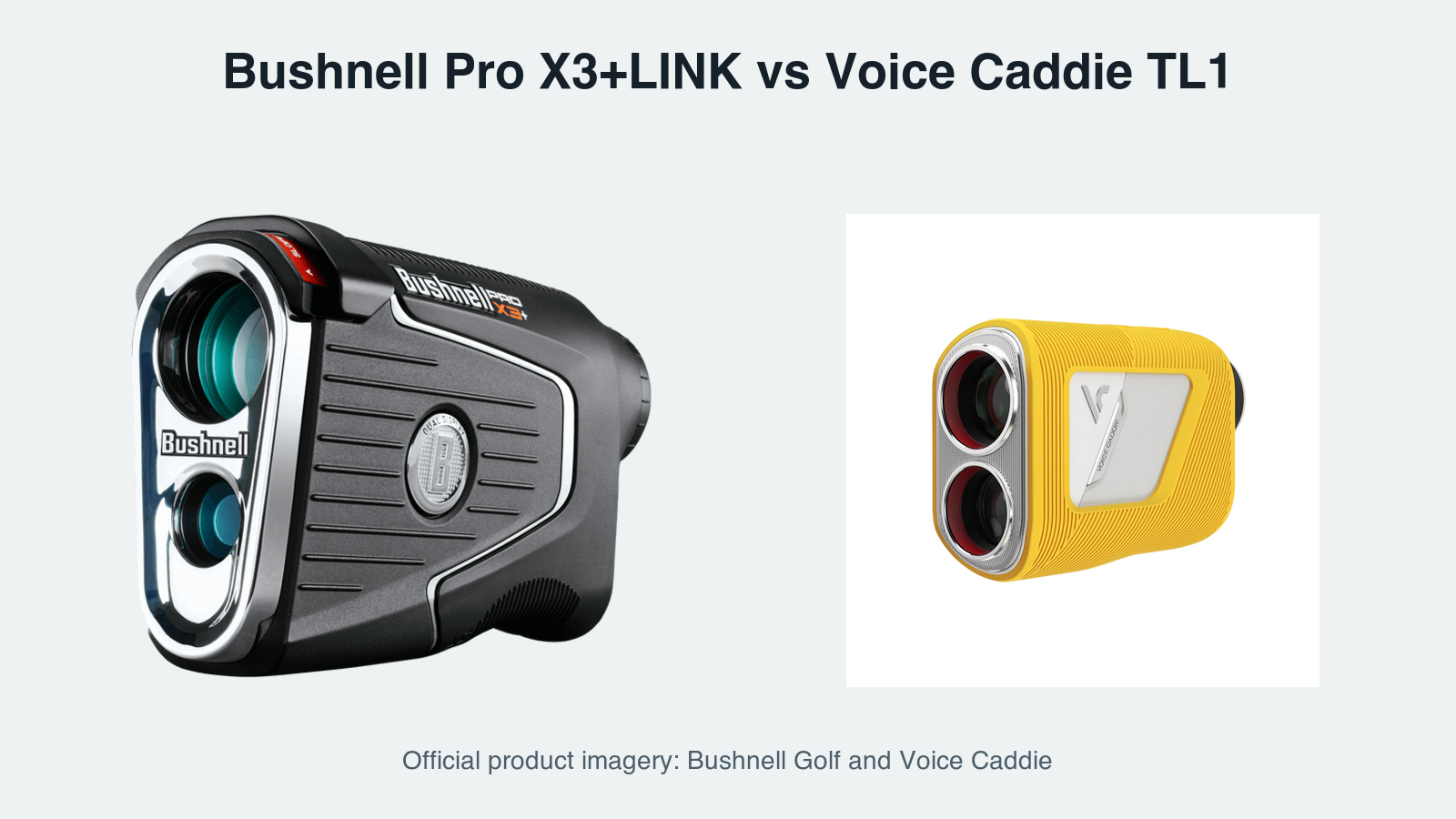 Bushnell Pro X3+LINK vs Voice Caddie TL1: Full Bushnell Flagship or the Smarter Premium-Feel Buy?