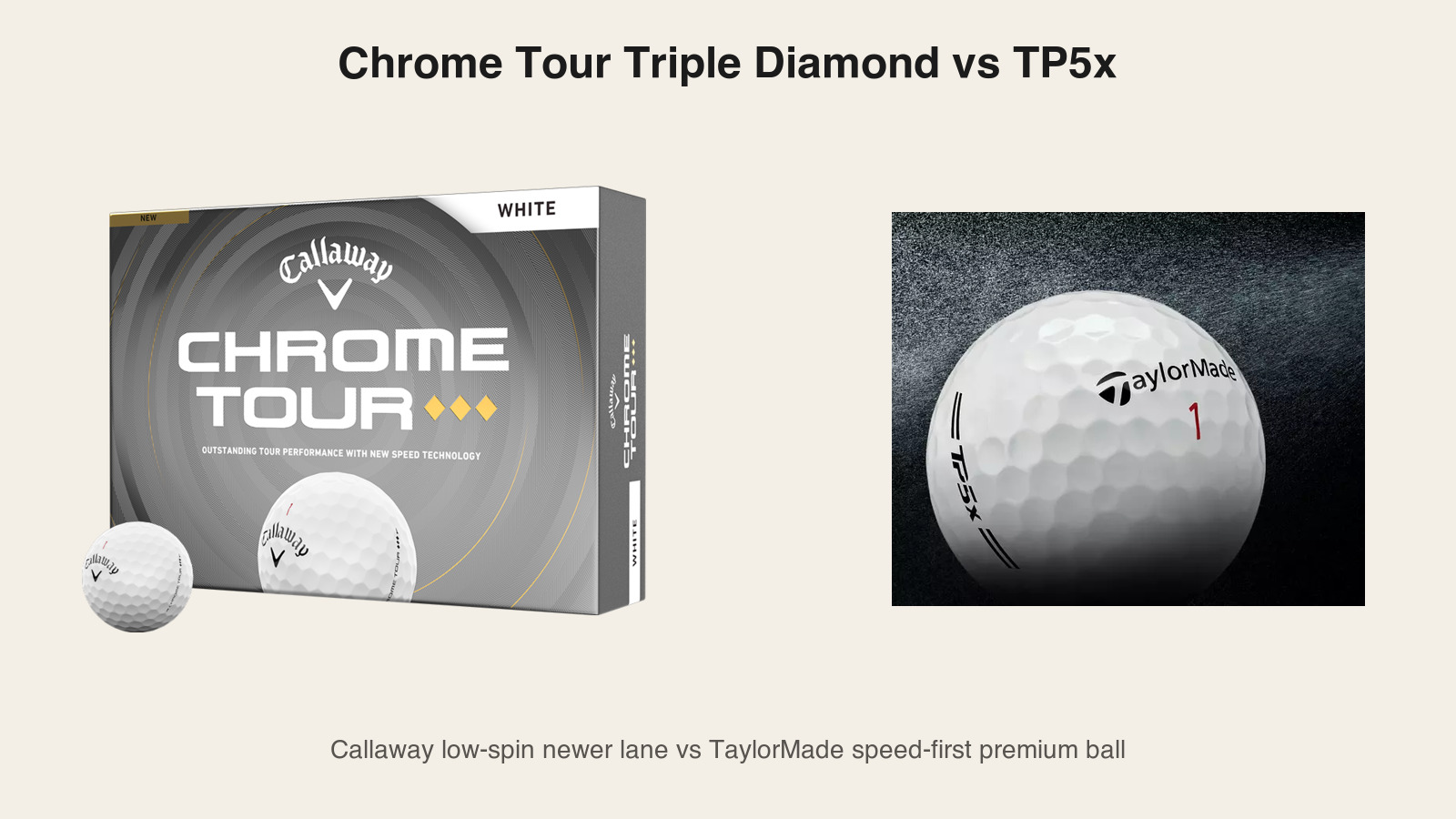 Chrome Tour Triple Diamond vs TP5x: Which Premium Low-Spin Ball Should You Actually Buy?