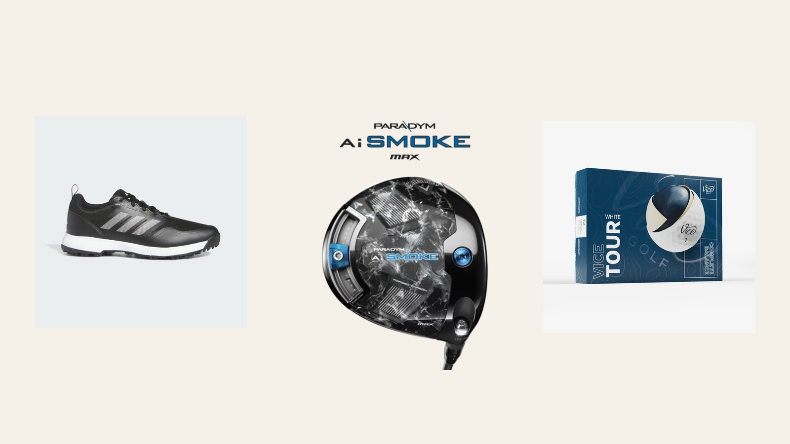 3 Golf Deals Worth Checking on August 8, 2026: adidas Tech Response SL 3.0, Callaway Paradym Ai Smoke MAX, and Vice Tour