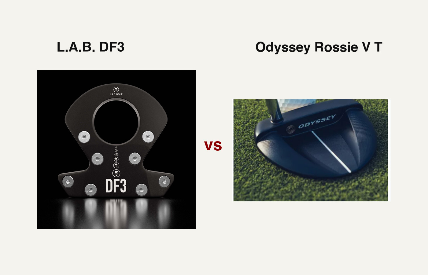L.A.B. DF3 vs Odyssey Ai-ONE Milled Rossie V T: Zero-Torque Face Control or the Smarter Same-Price Premium Mallet?