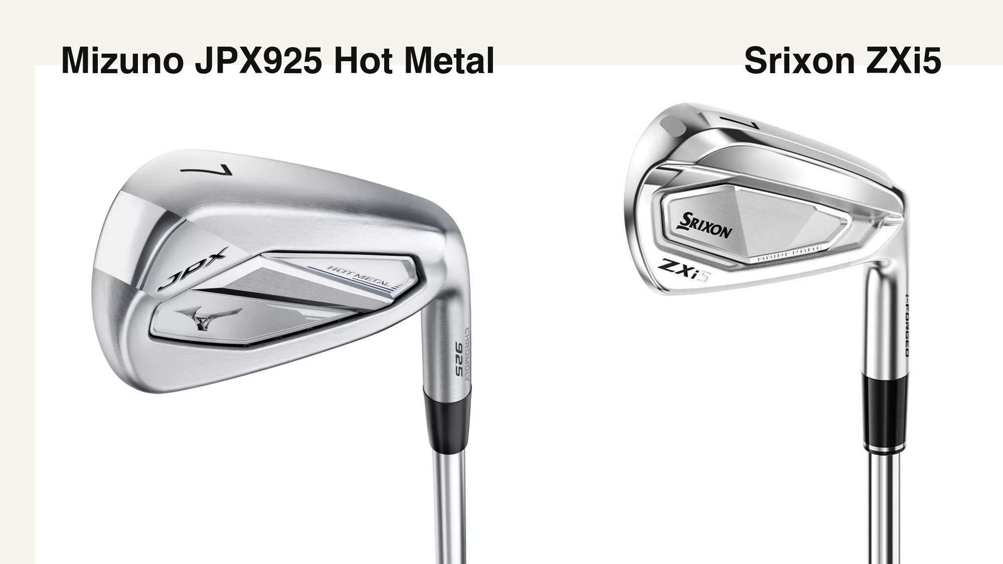 Mizuno JPX925 Hot Metal vs Srixon ZXi5 Irons: Broader Speed Help or the Smarter Players-Distance Buy?