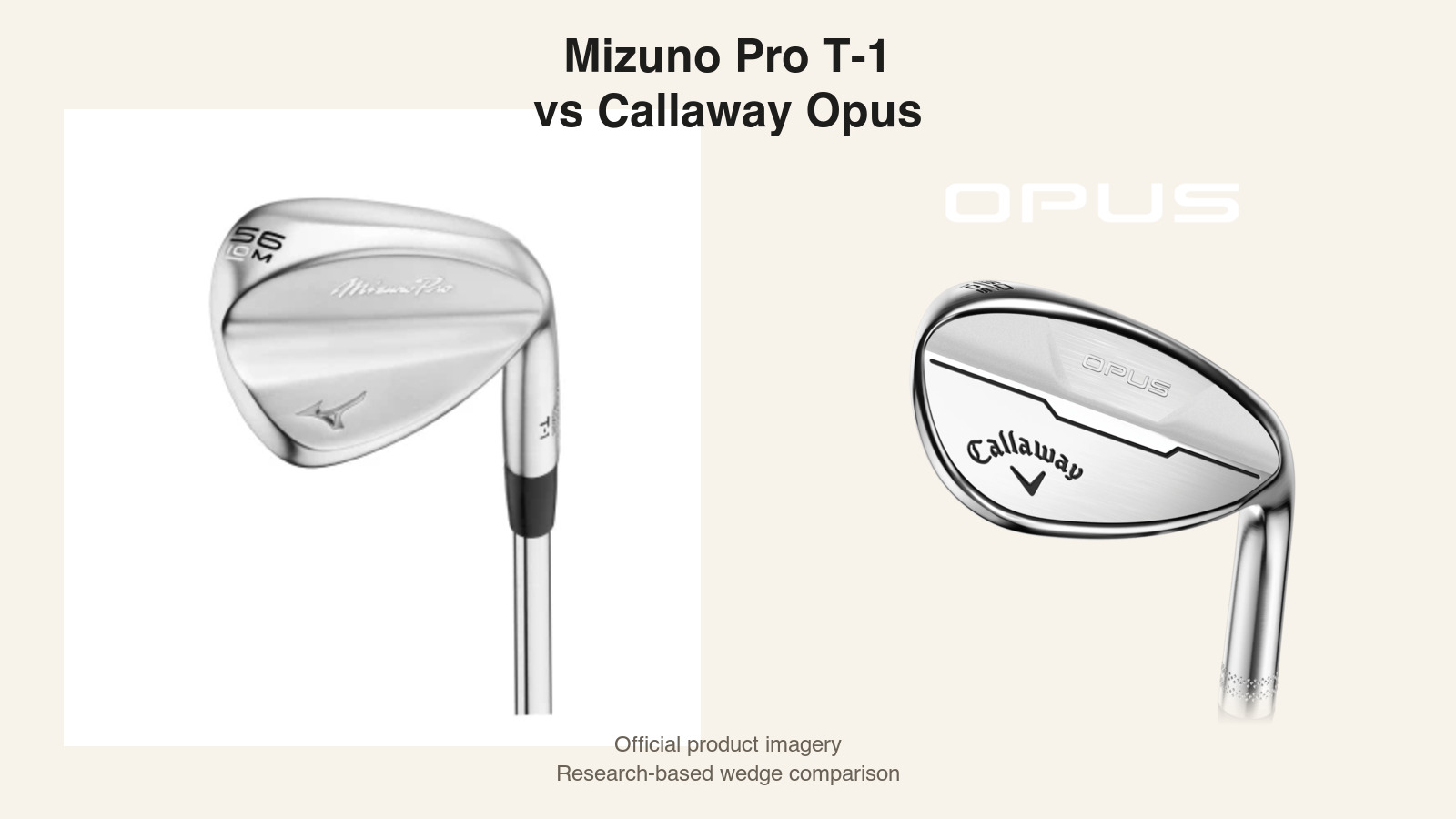 Mizuno Pro T-1 vs Callaway Opus: Better Forged Feel or the Smarter Wedge Value?