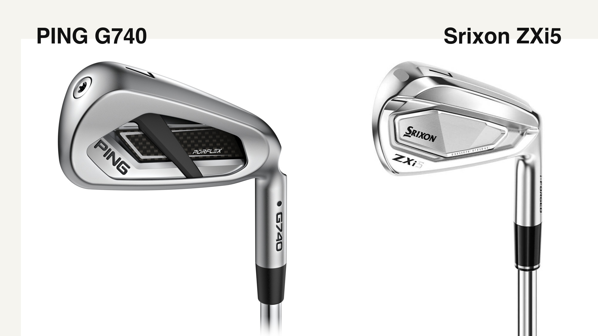 PING G740 vs Srixon ZXi5 Irons: Maximum Help or the Smarter Players-Distance Buy?