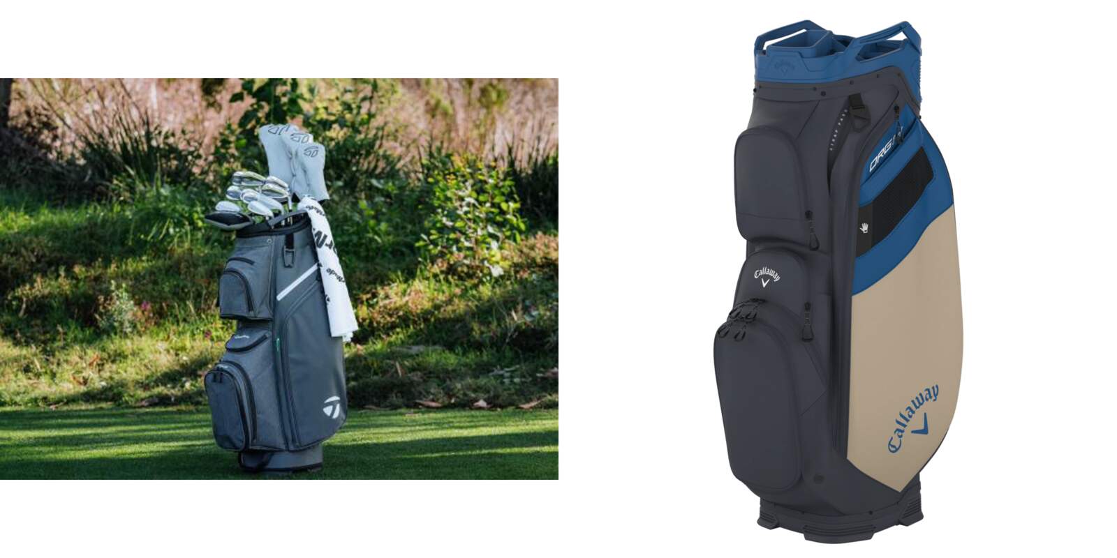 TaylorMade Cart Lite vs Callaway Quantum ORG 14: Better Mixed-Use Lightness or the Smarter Cart-First Buy?