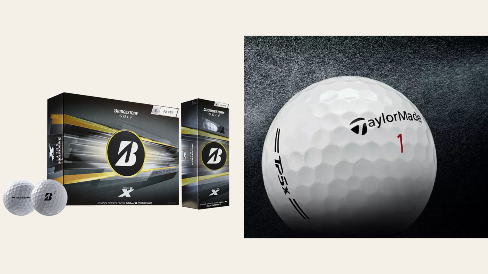 Tour B X vs TP5x: Cheaper Over-105 Fit or Better All-Around Speed Ball?